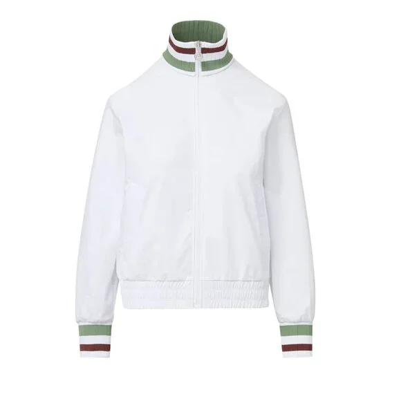 VERONICA BEARD x HEAD Volley Track Jacket White $298 Like New Small - Picture 1 of 6